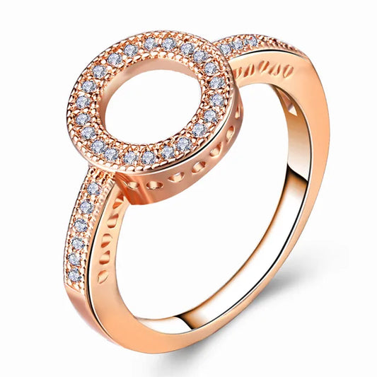 Women Round Finger Rings Wedding Jewelry