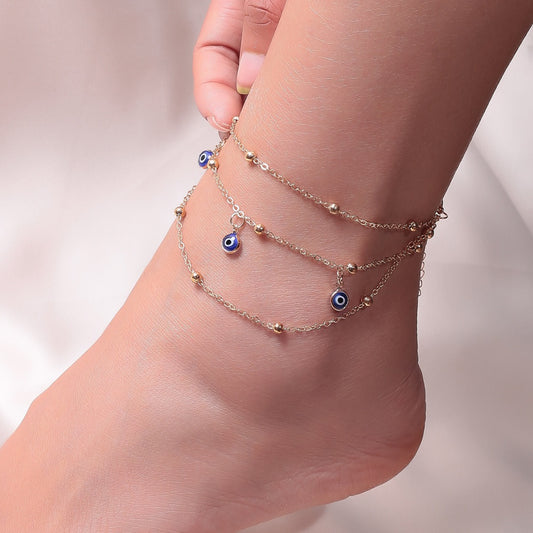 Evil Eye Pendant Ankle Chain Ankle