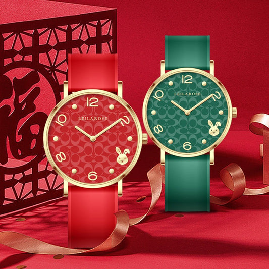 Year of the Rabbit Limited Zodiac Watch Fashion Waterproof Sunlight Light Luxury Women's Quartz Watch