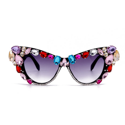 Handmade Cat Eye Sunglasses Diamond Personalized for Women