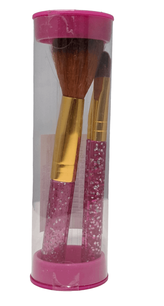 Hot Pink Glitter Glamour Make-Up Brush Set